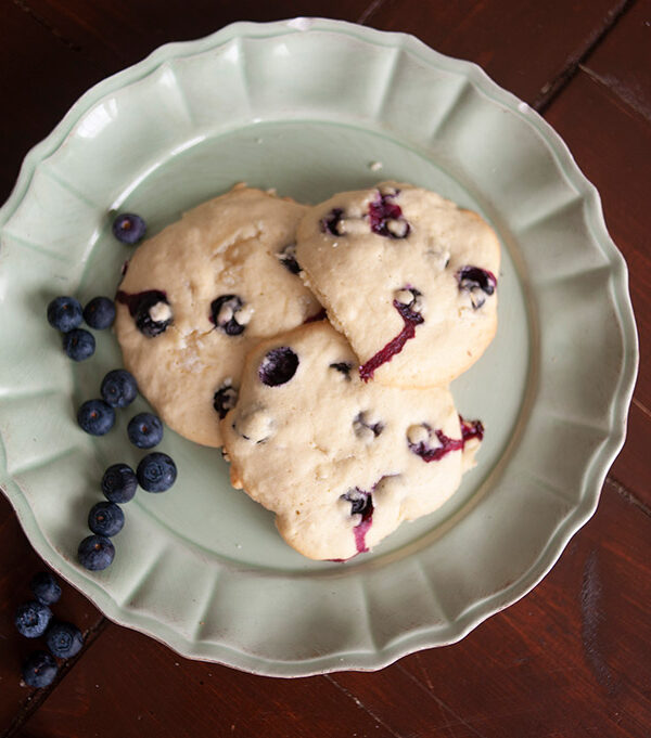 In the Kitchen: Blueberry Cream Cheese Cookies