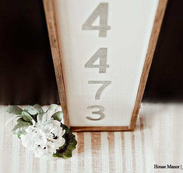 Create A DIY House Number Sign